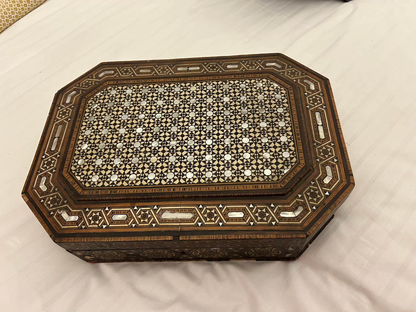 Egyptian hand-inlaid jewelry box