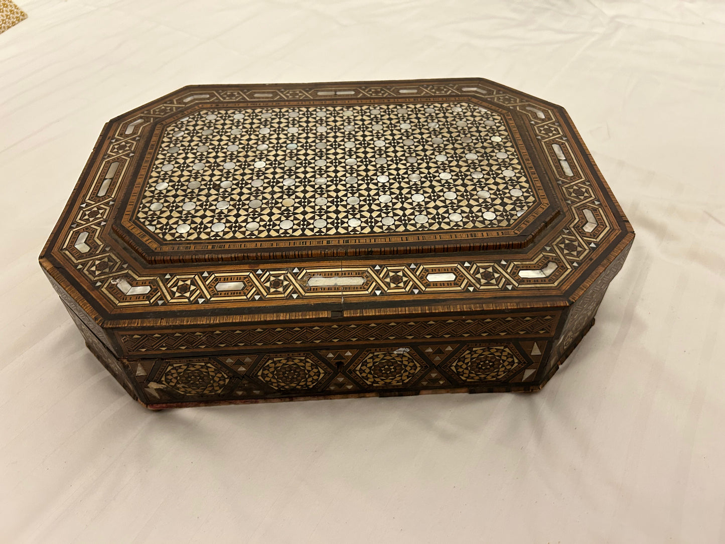 Egyptian hand-inlaid jewelry box