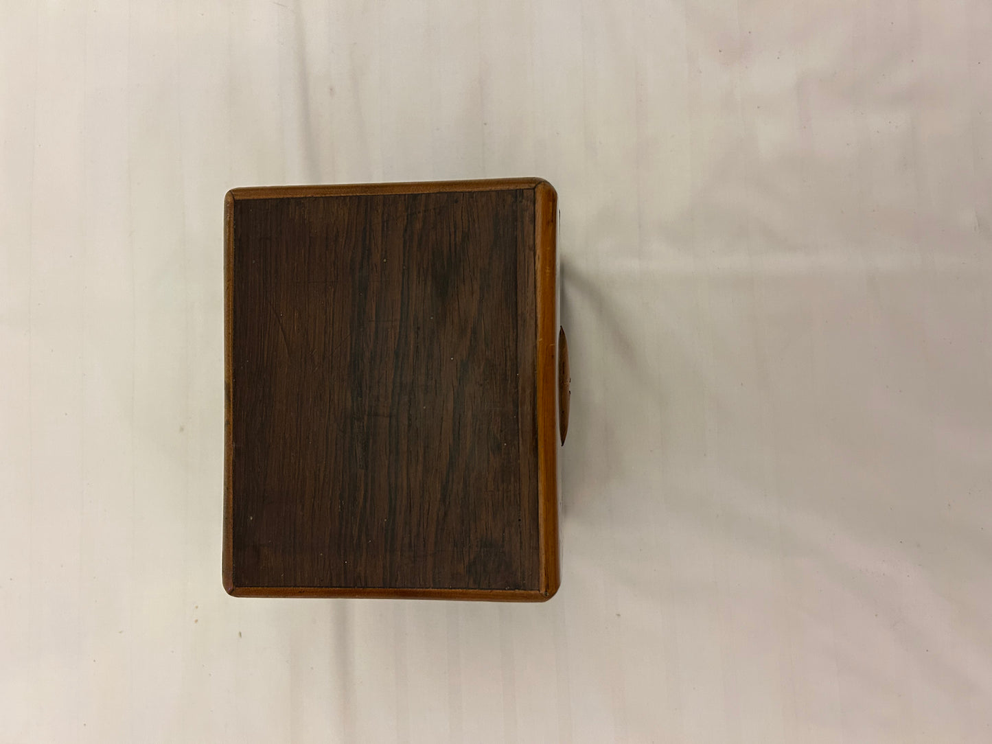 English Georgian Regency mahogany tea caddy box