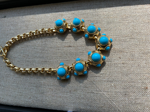 Toggle Turquoise Necklace