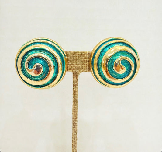Designer style clip on earrings
