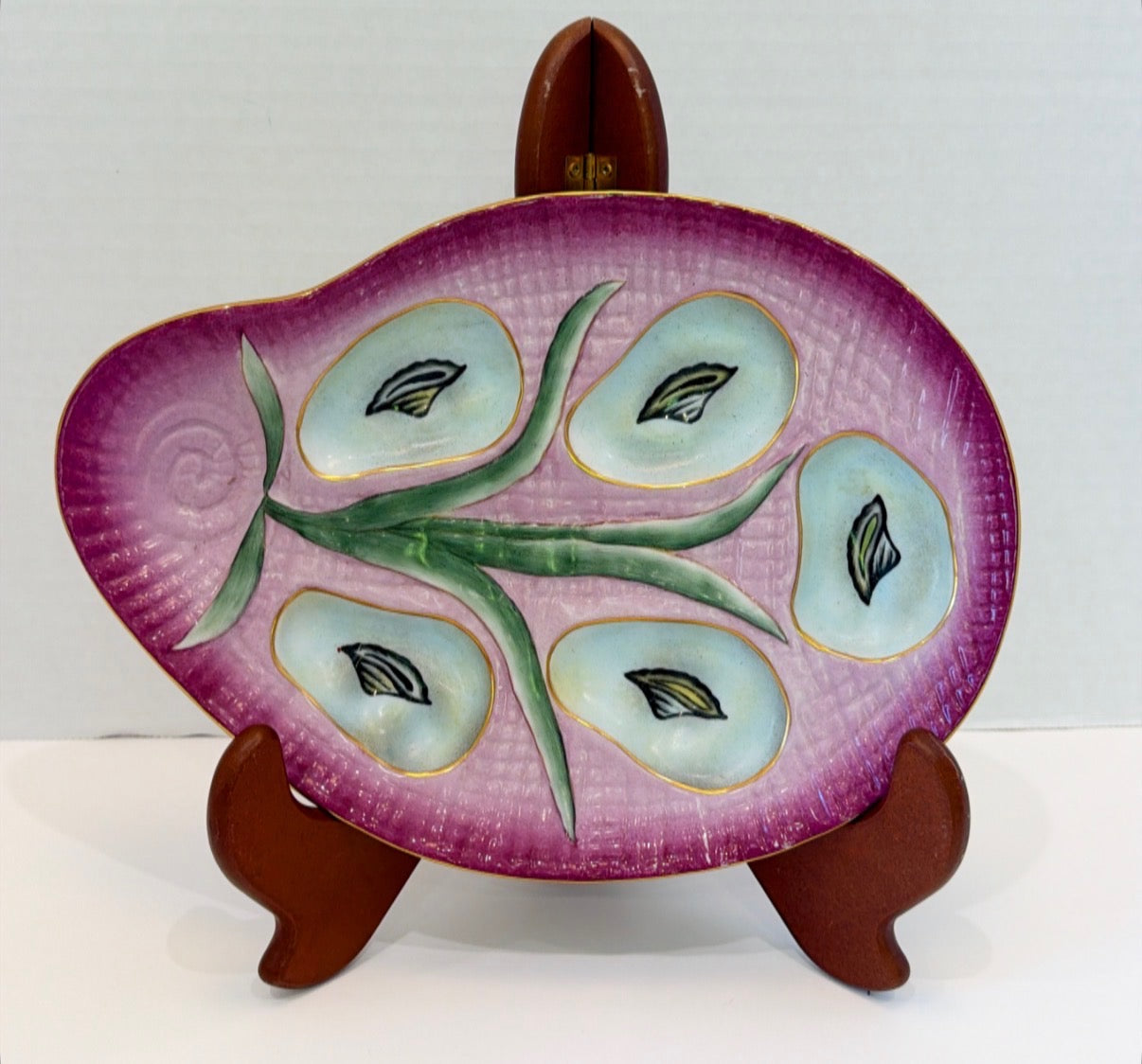 Antique Limoges France oyster plate
