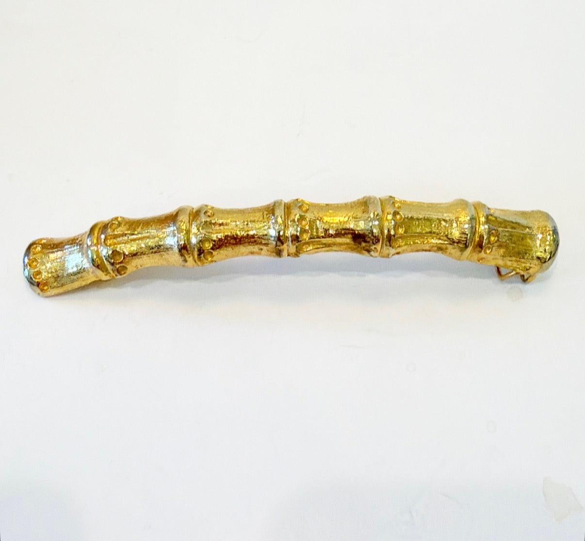 Vintage signed Mimi Di N bamboo style designer fashion belt buckle.