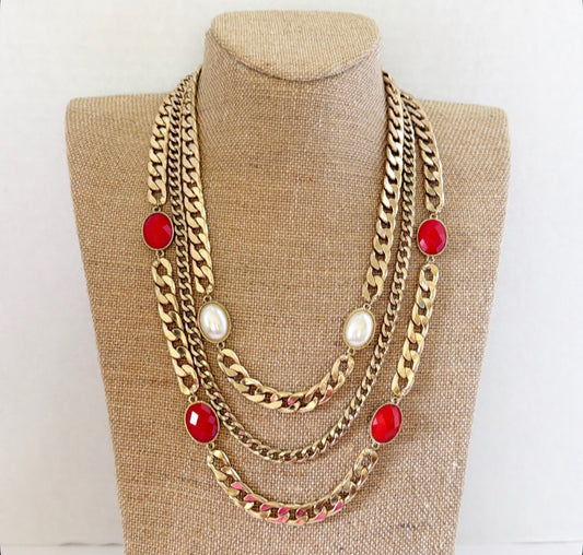 Vintage designer style necklace.