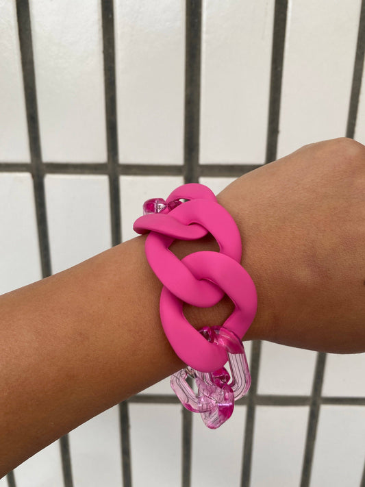 INFINITE COLORS Bracelet - Matte Pink