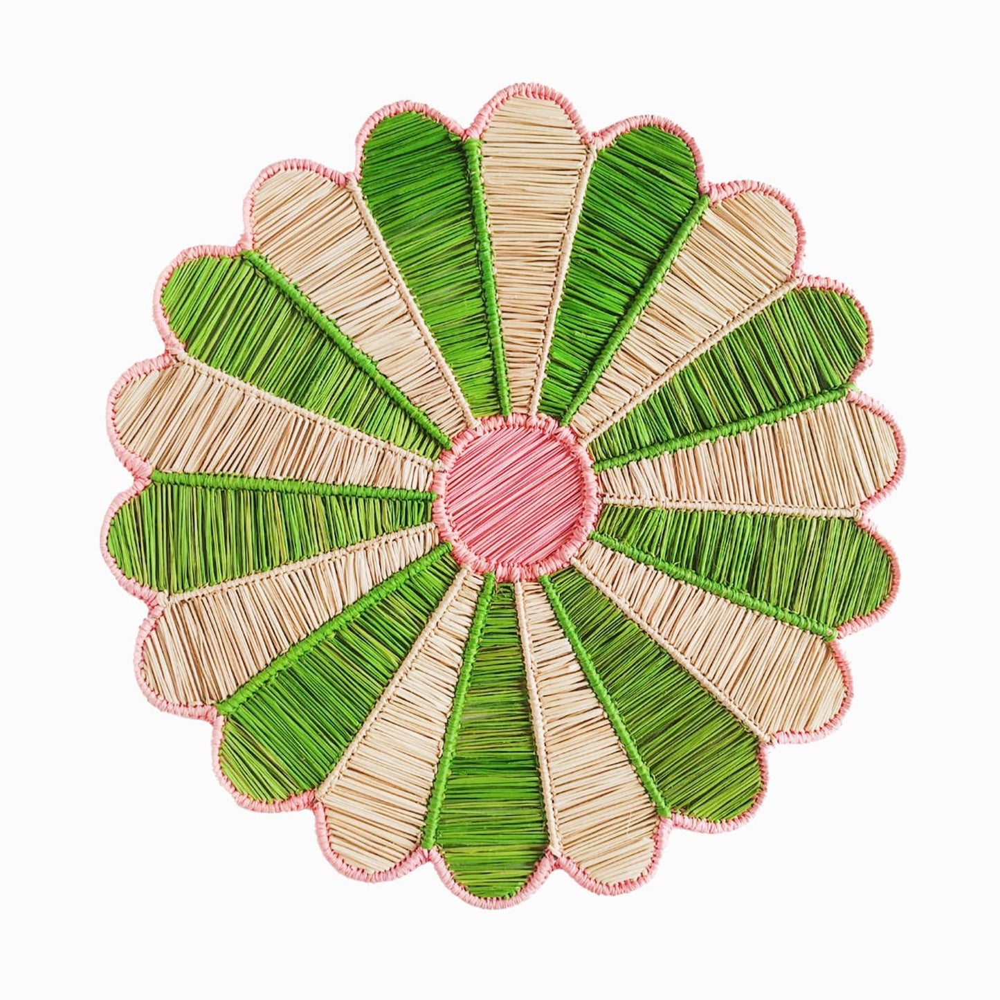 Margarita Placemat Green/Pink: Green/Pink