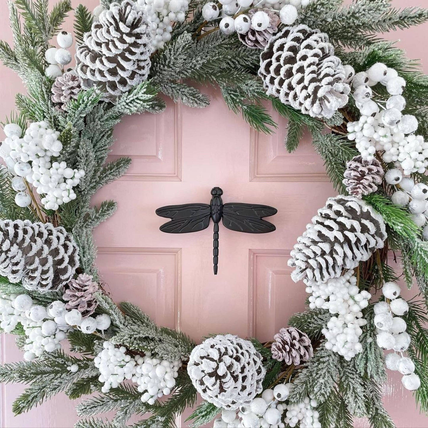 Dragonfly Door Knocker: 4.5H x 6.25W / Brass