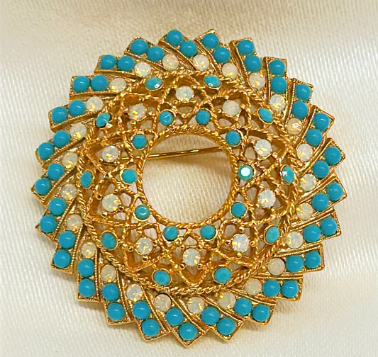 Vintage 1960s signed Sarah Coventry brooch