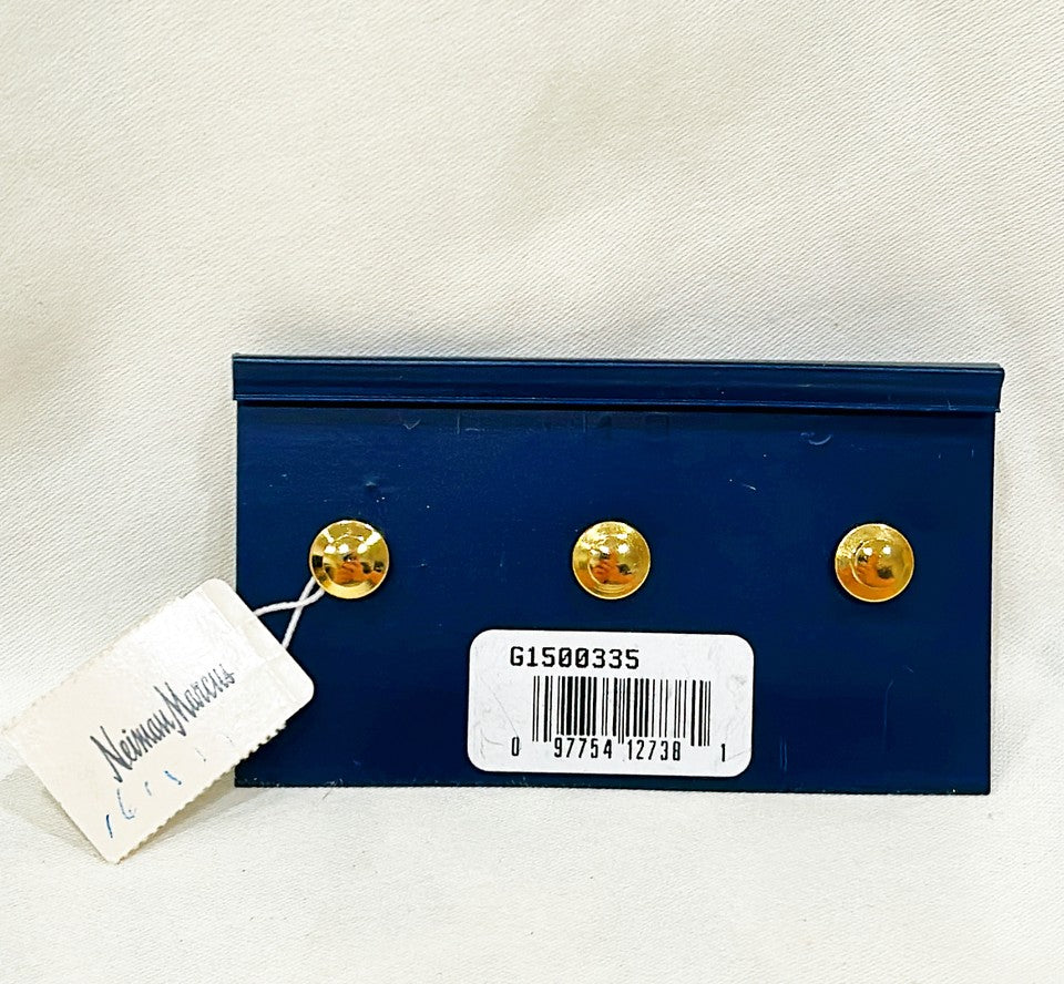 Vintage 80d Bijoux Givenchy lapel pin set.
